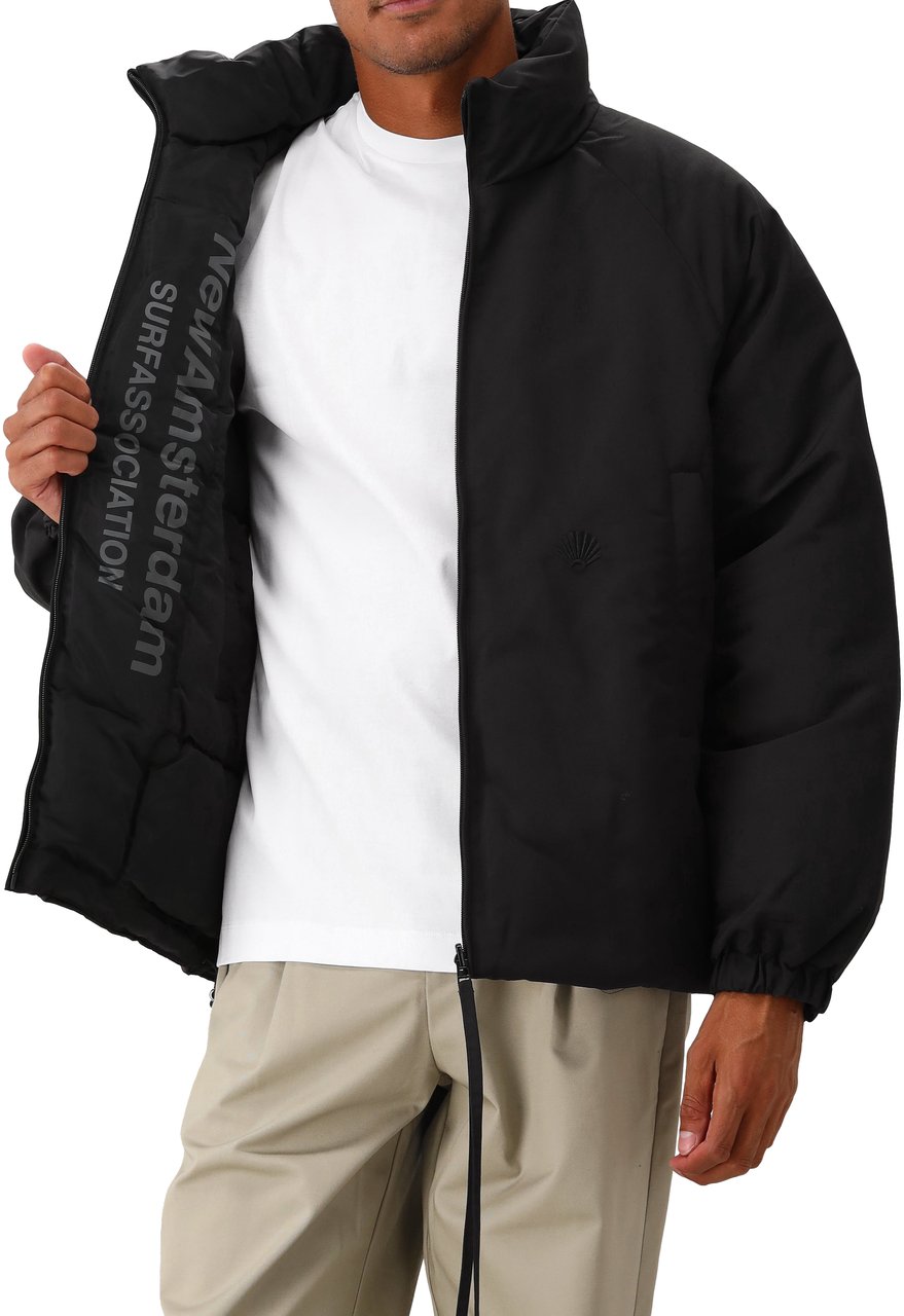 New Amsterdam Surf Association New Amsterdam Jas Zwart Reversible Safety Jacket Zwart