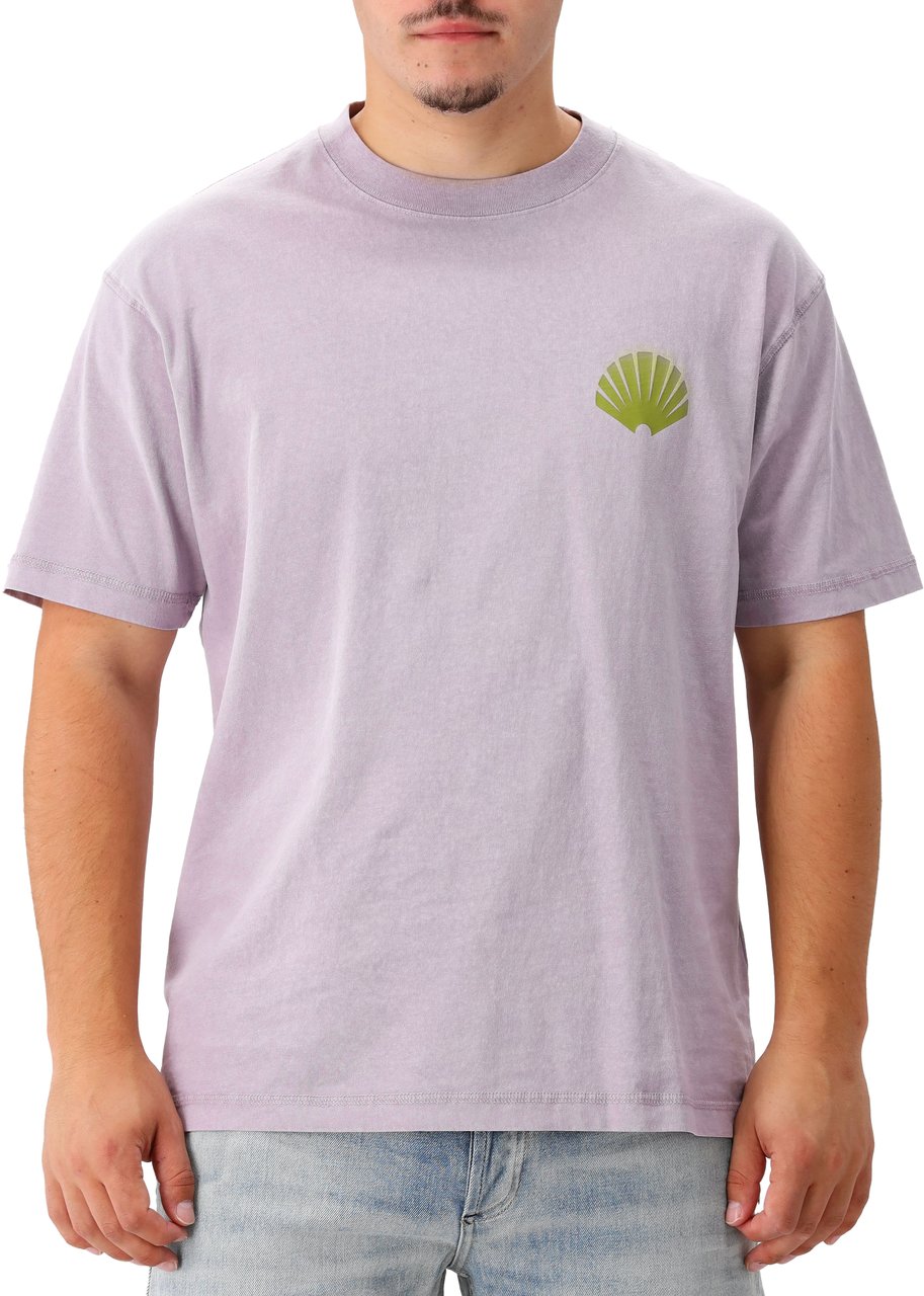 New Amsterdam Surf Association New Amsterdam T-Shirt Paars Logo Tee Sea Paars