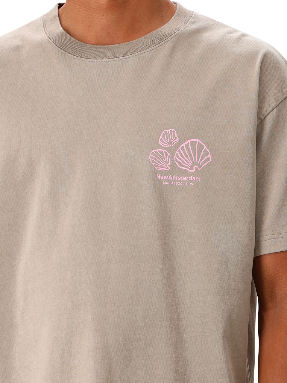 New Amsterdam Surf Association New Amsterdam T-shirt Taupe Lost Surfer Beige