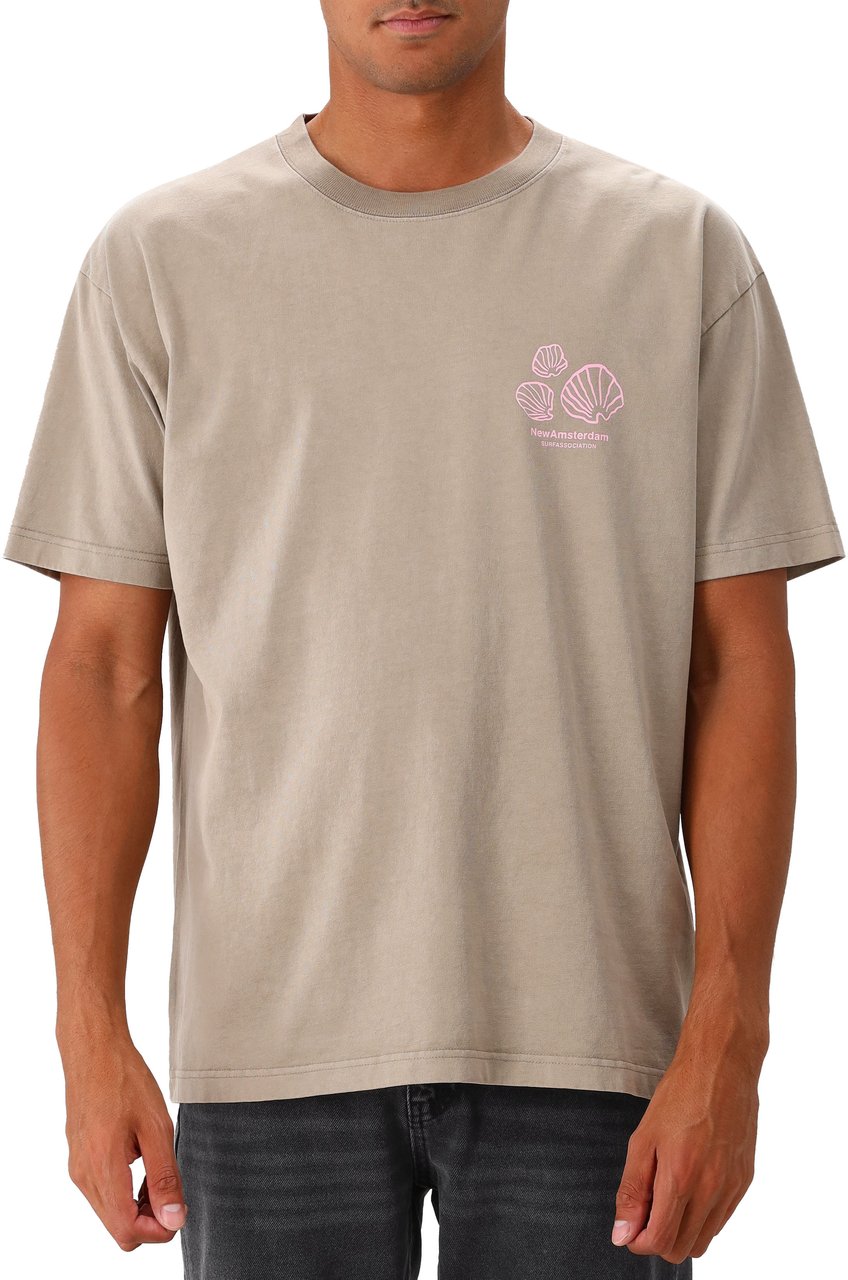 New Amsterdam Surf Association New Amsterdam T-shirt Taupe Lost Surfer Beige