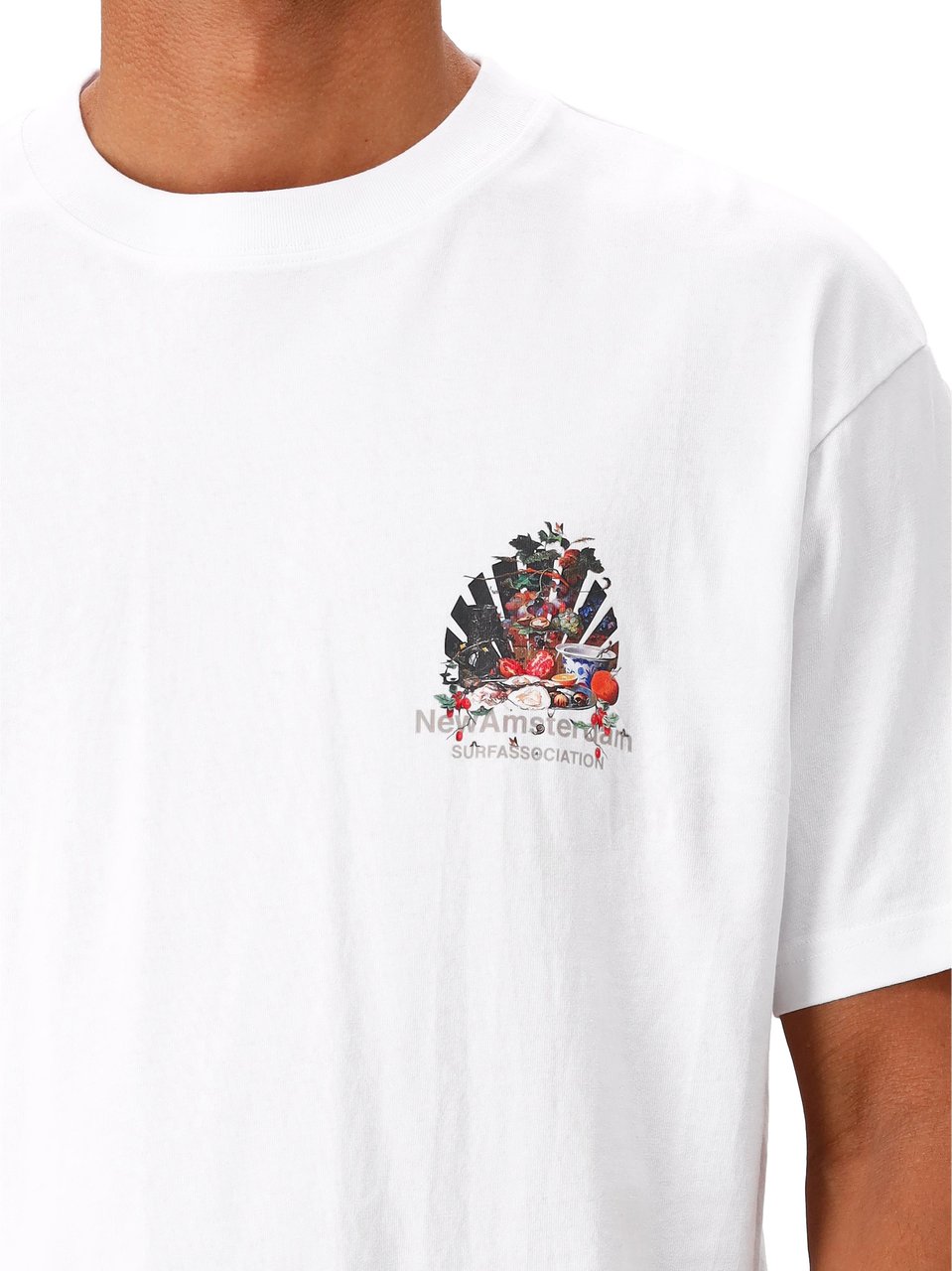 New Amsterdam Surf Association New Amsterdam T-shirt Wit Buffet Wit