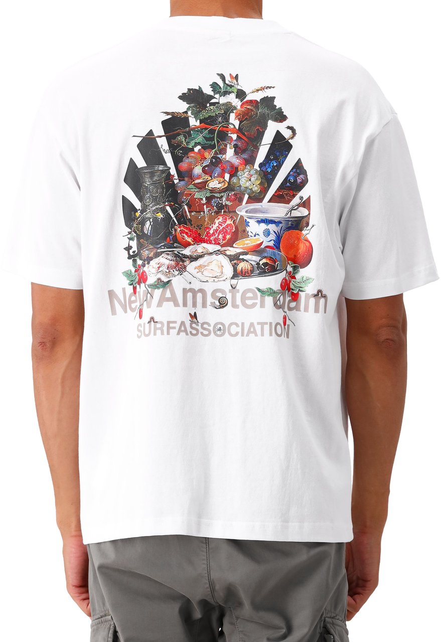 New Amsterdam Surf Association New Amsterdam T-shirt Wit Buffet Wit