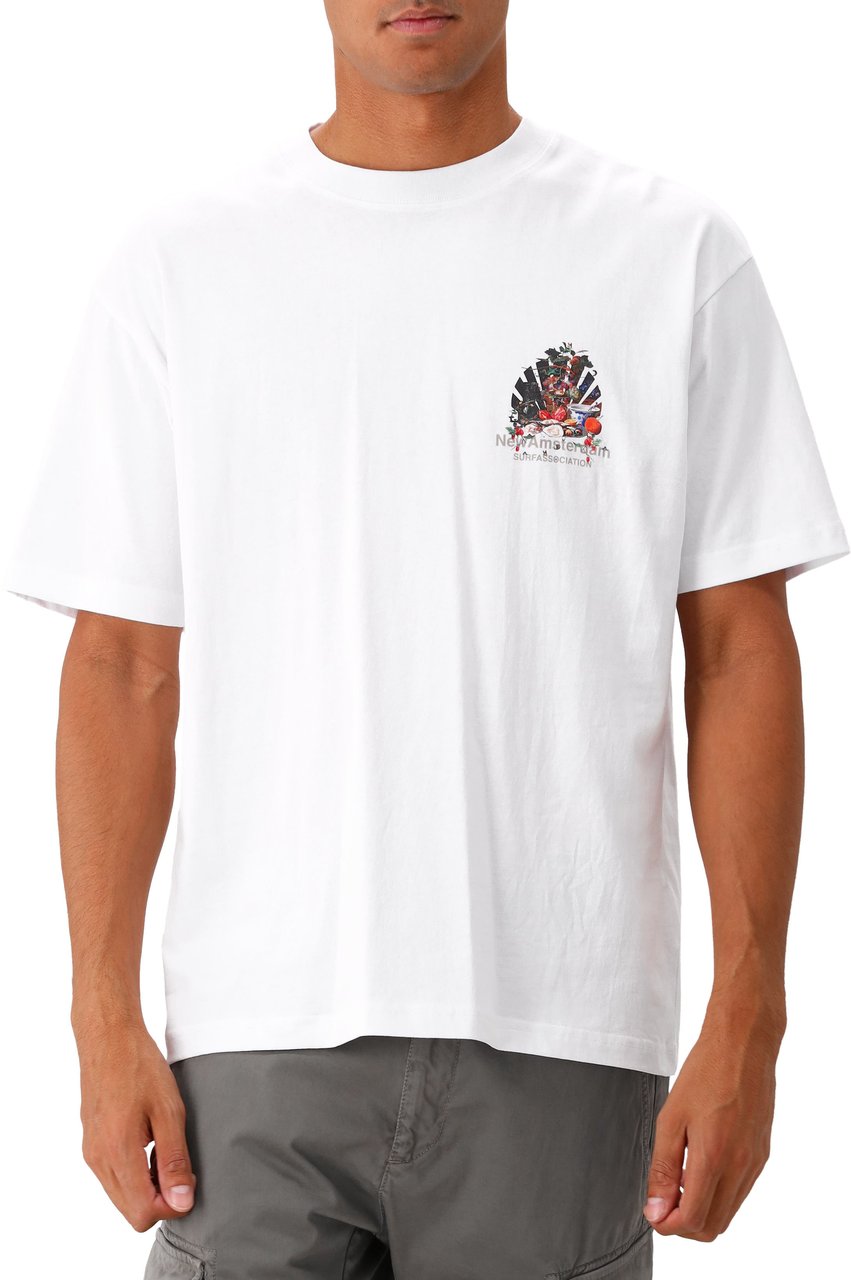 New Amsterdam Surf Association New Amsterdam T-shirt Wit Buffet Wit