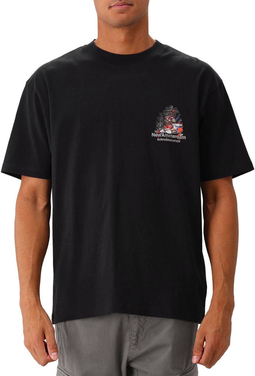 New Amsterdam Surf Association New Amsterdam T-shirt Zwart Buffet Zwart