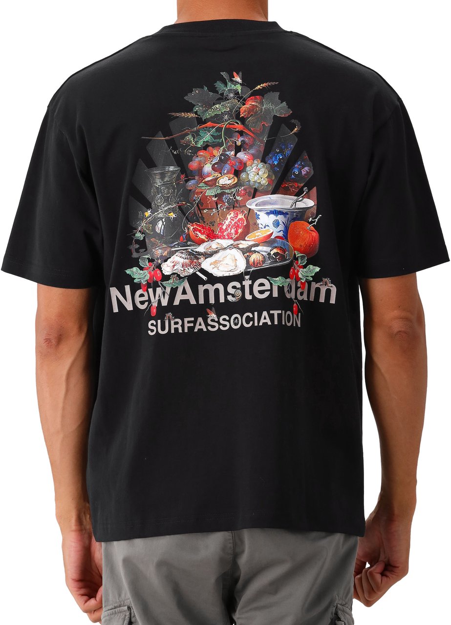 New Amsterdam Surf Association New Amsterdam T-shirt Zwart Buffet Zwart