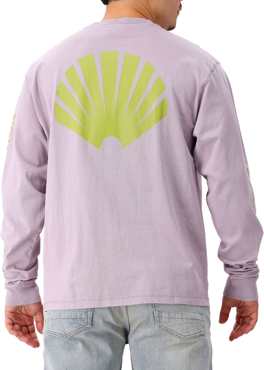 New Amsterdam Surf Association New Amsterdam Longsleeve Paars Logo Sea Paars