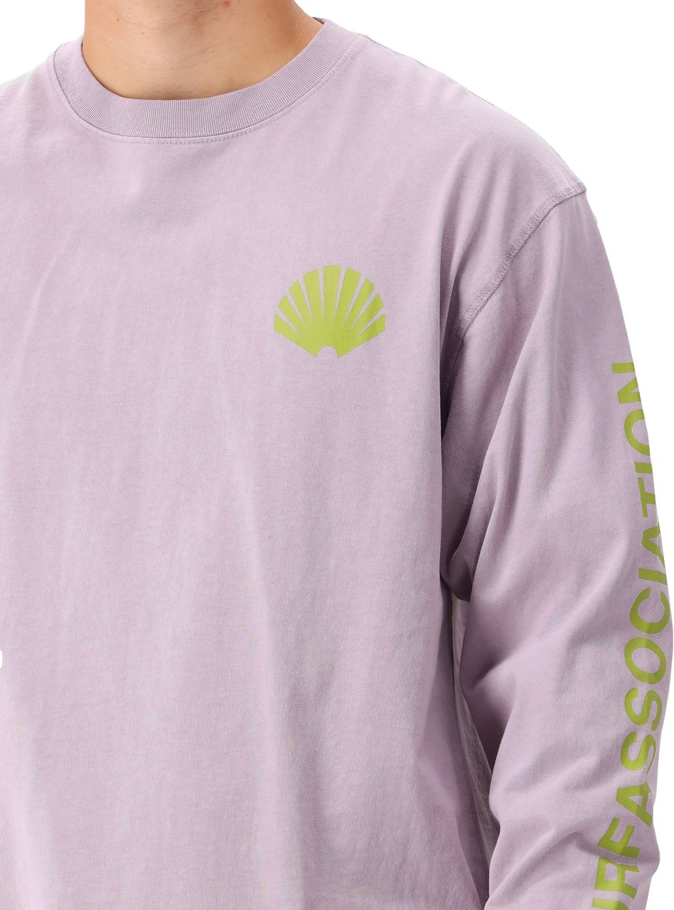 New Amsterdam Surf Association New Amsterdam Longsleeve Paars Logo Sea Paars