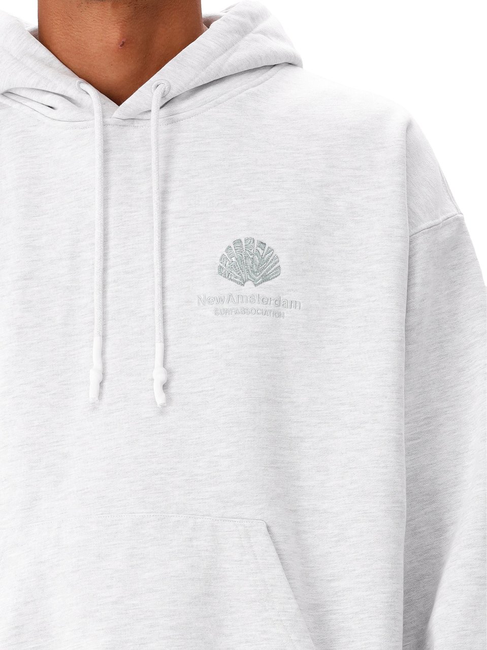 New Amsterdam Surf Association New Amsterdam Hoodie Grijs Logo Grijs