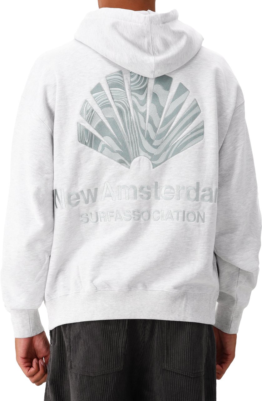 New Amsterdam Surf Association New Amsterdam Hoodie Grijs Logo Grijs