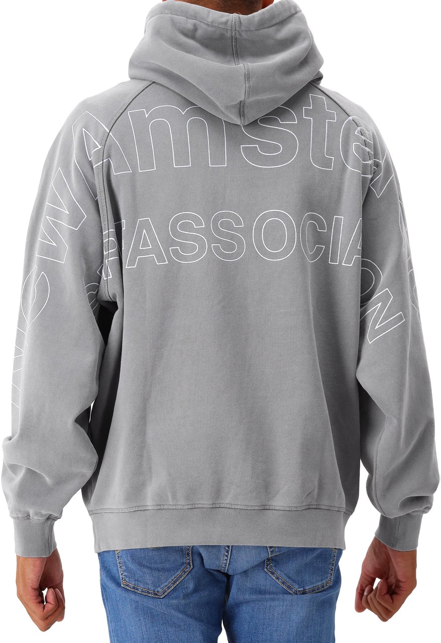 New Amsterdam Surf Association New Amsterdam Hoodie Grijs Logo Line Grijs