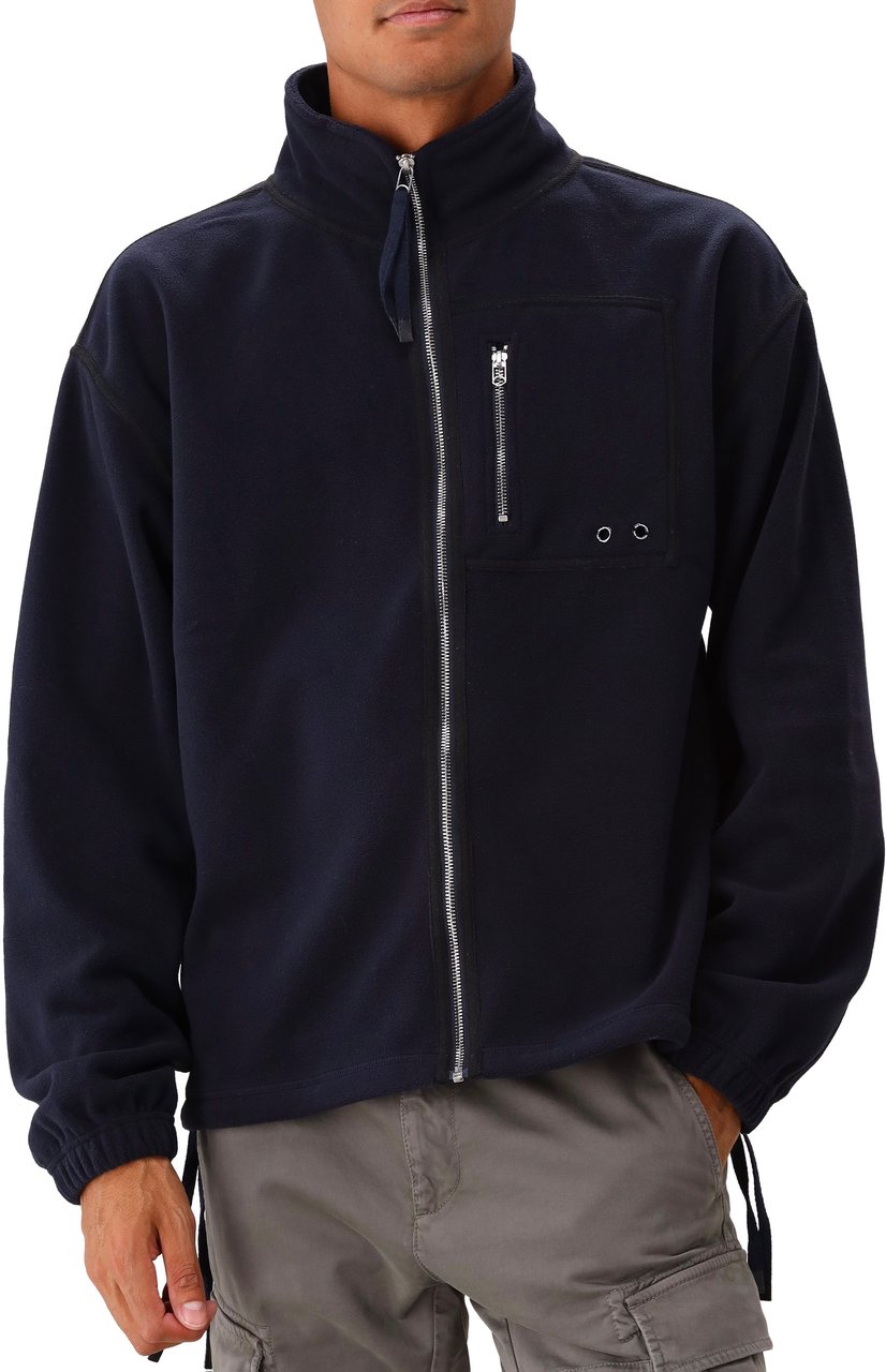 New Amsterdam Surf Association New Amsterdam Vest Blauw Fleece Zip Blauw