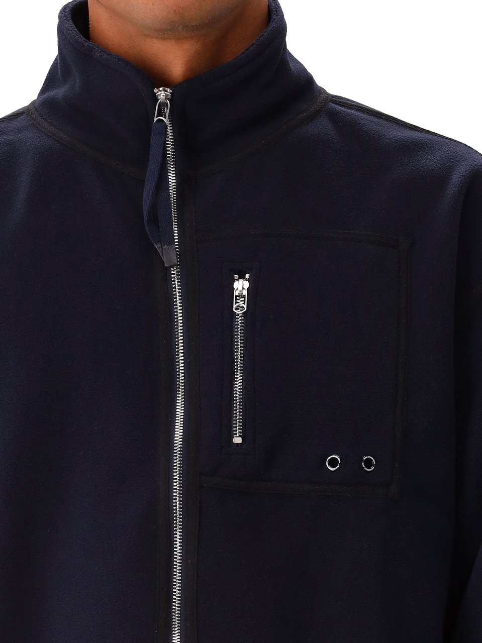 New Amsterdam Surf Association New Amsterdam Vest Blauw Fleece Zip Blauw