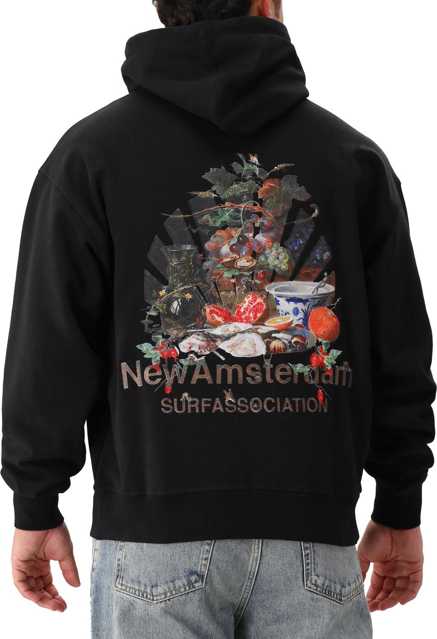 New Amsterdam Surf Association New Amsterdam Surf Association Hoodie Zwart Buffet Zwart