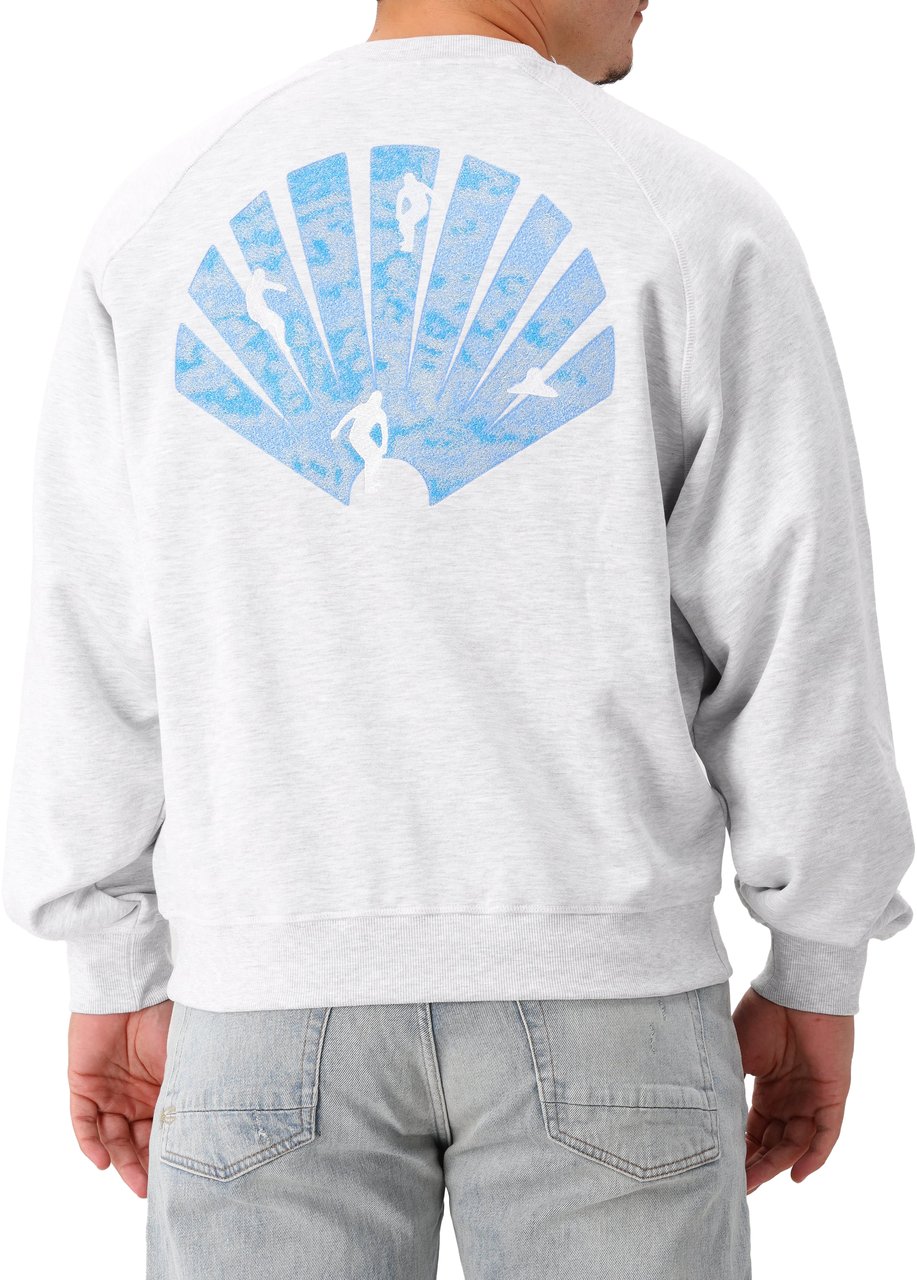 New Amsterdam Surf Association New Amsterdam Sweater Grijs Sea Glow Crewneck Grijs