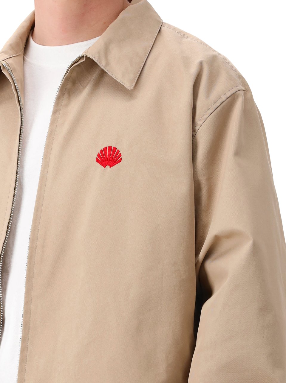 New Amsterdam Surf Association New Amsterdam Overshirt Beige Coach Jacket Sand Beige