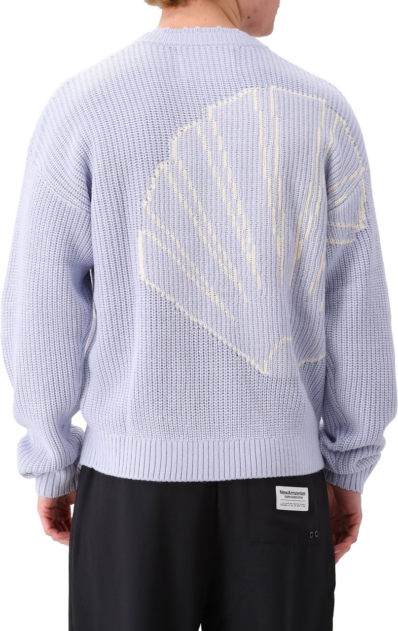 New Amsterdam Surf Association New Amsterdam Gebreide Trui Blauw Blauw