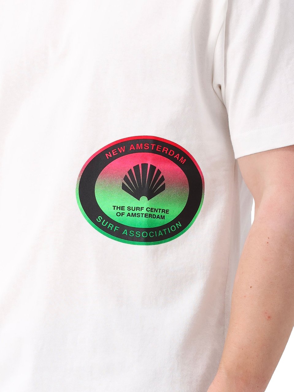 New Amsterdam Surf Association New Amsterdam T-shirt Wit Surf Centre Tee Wit