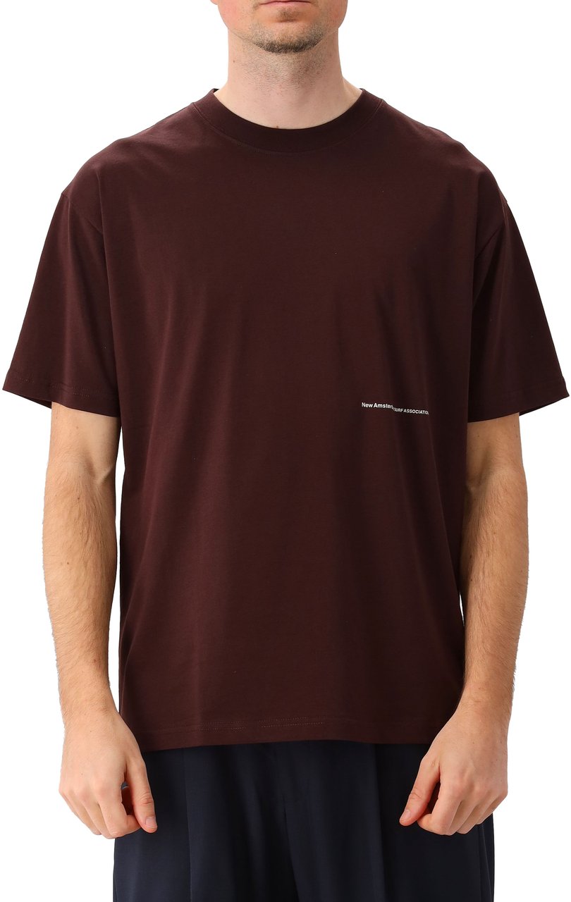 New Amsterdam Surf Association New Amsterdam T-Shirt Bruin Hibscus Tee Walnut Bruin
