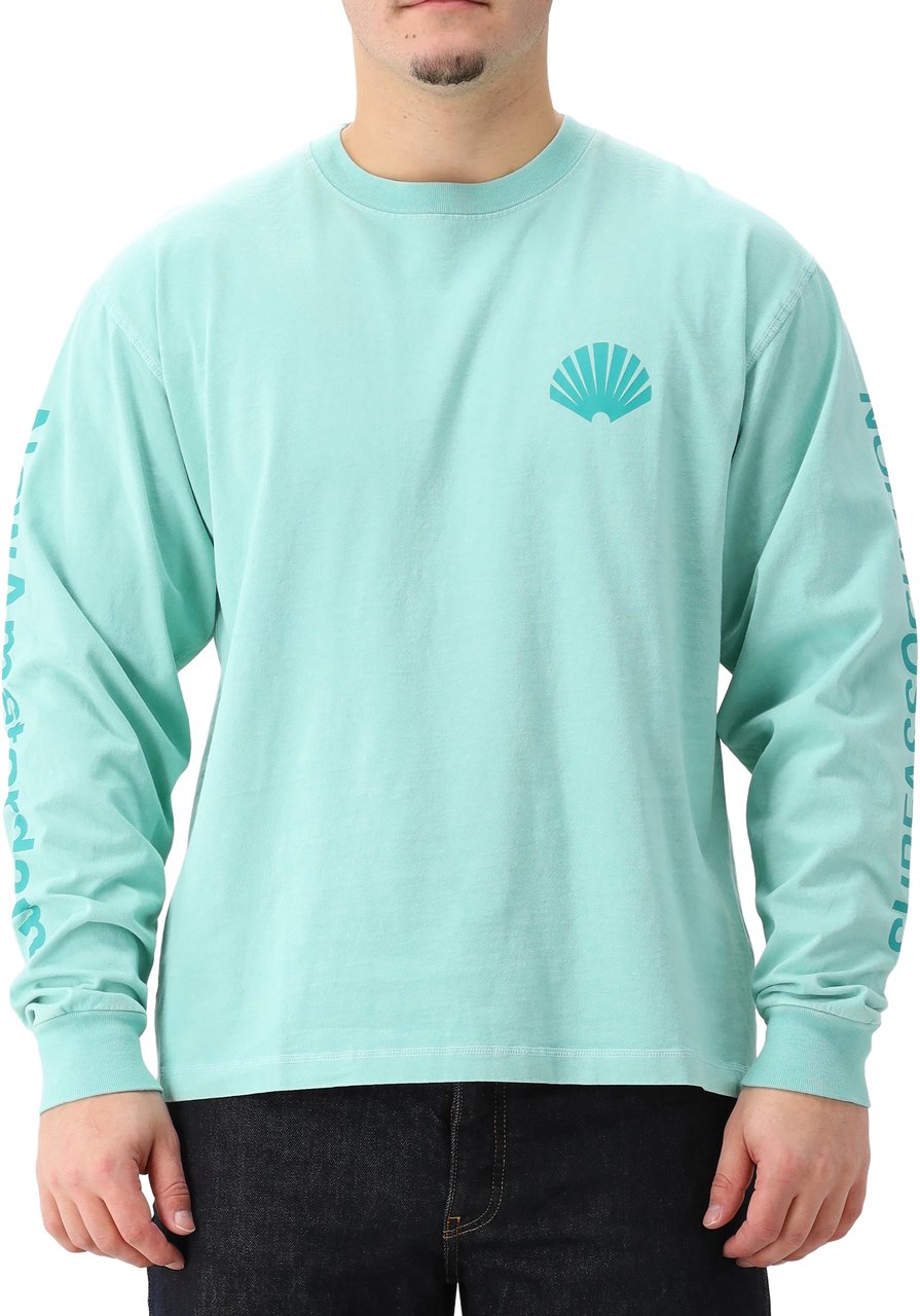 New Amsterdam Surf Association New Amsterdam Longsleeve Groen Logo Groen