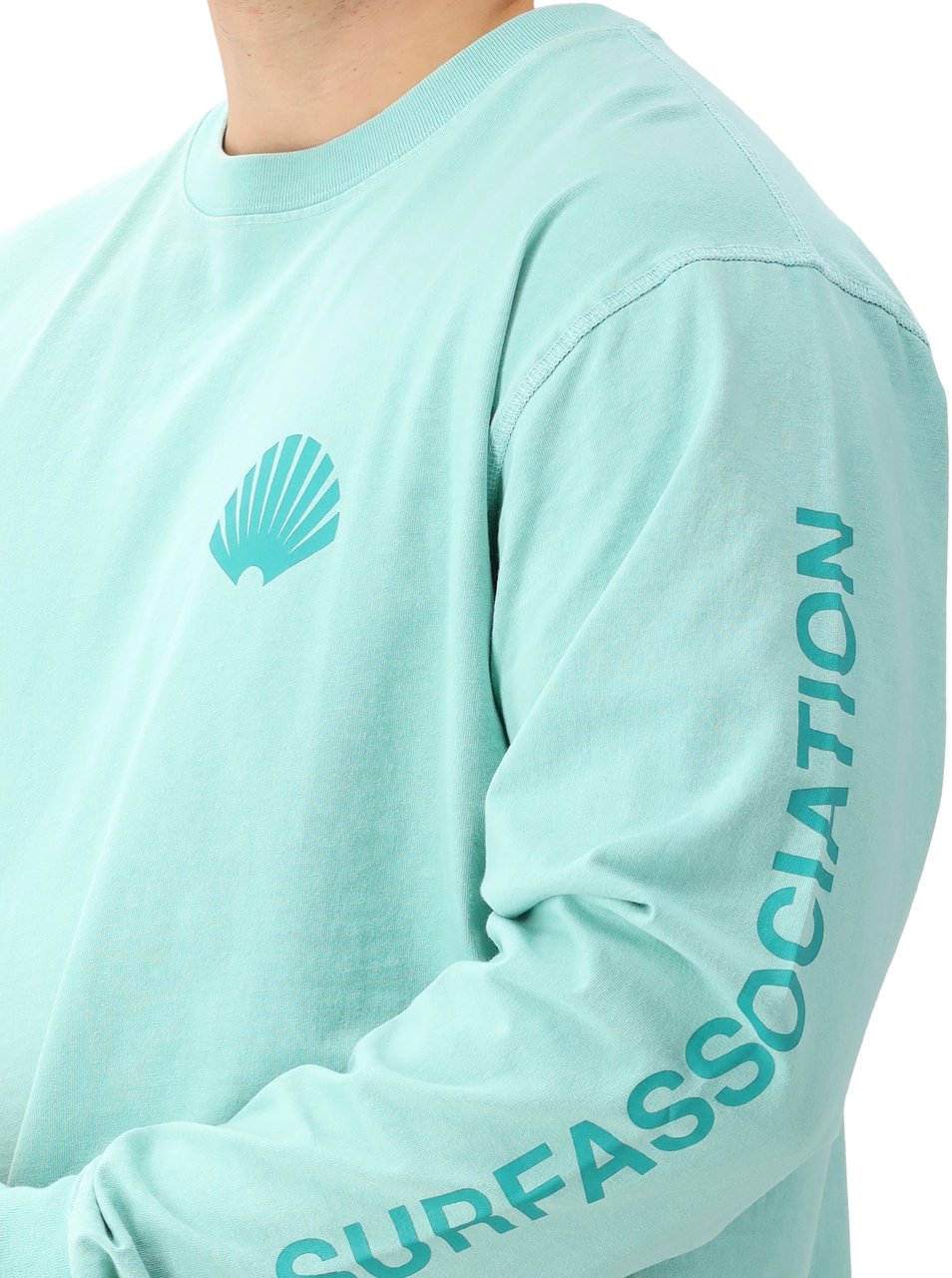 New Amsterdam Surf Association New Amsterdam Longsleeve Groen Logo Groen