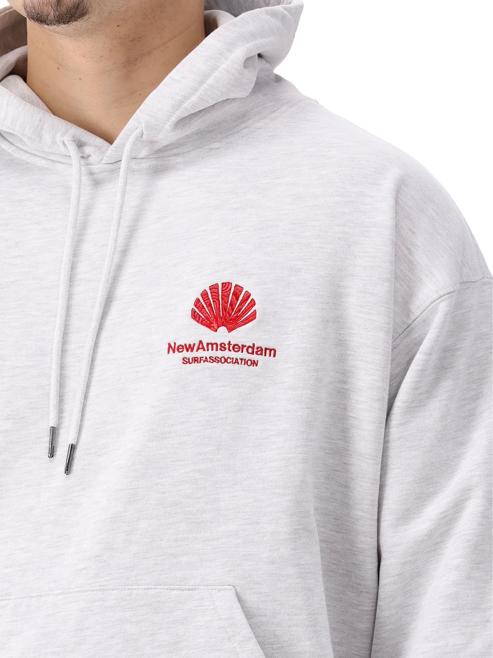 New Amsterdam Surf Association New Amsterdam Hoodie Grijs Logo Grijs