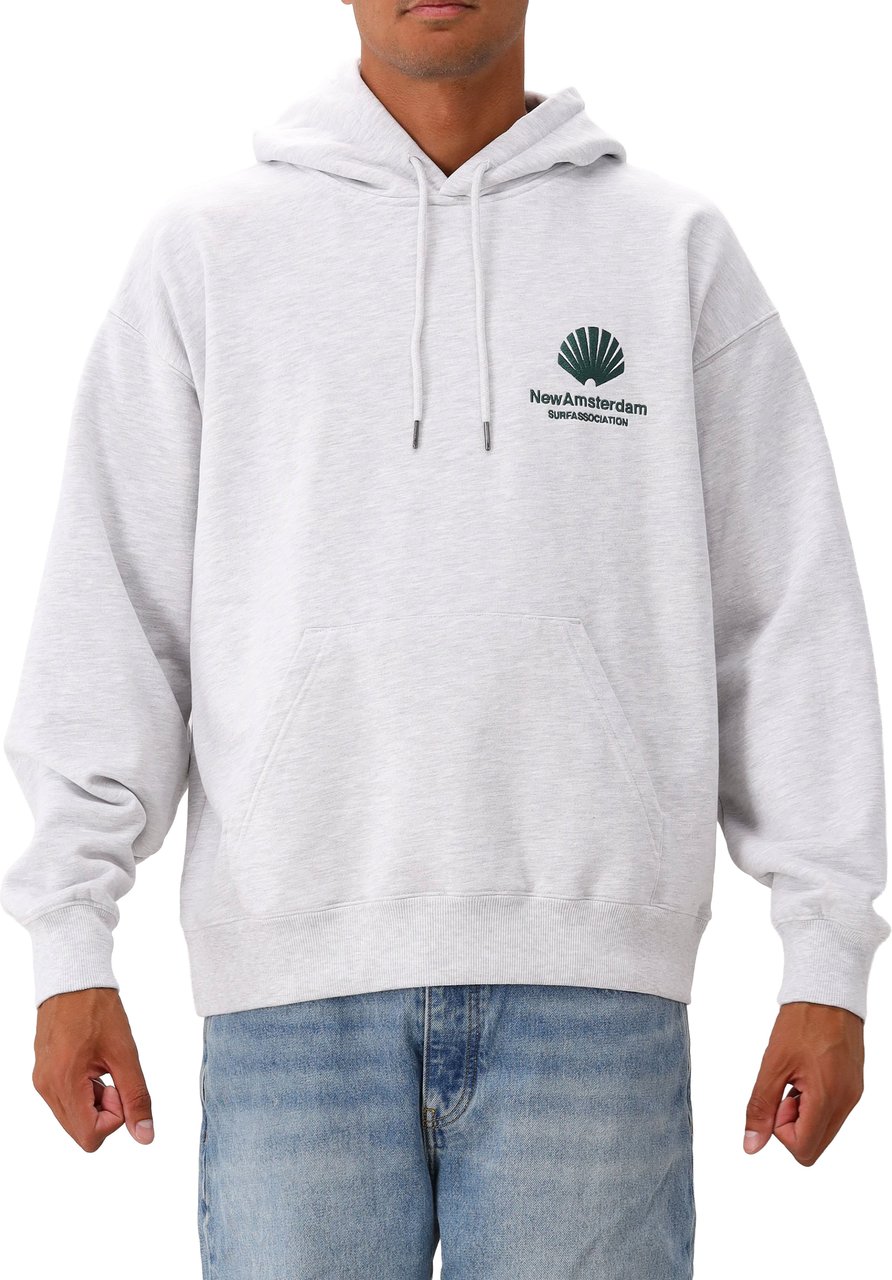 New Amsterdam Surf Association New Amsterdam Hoodie Grijs Logo Grijs