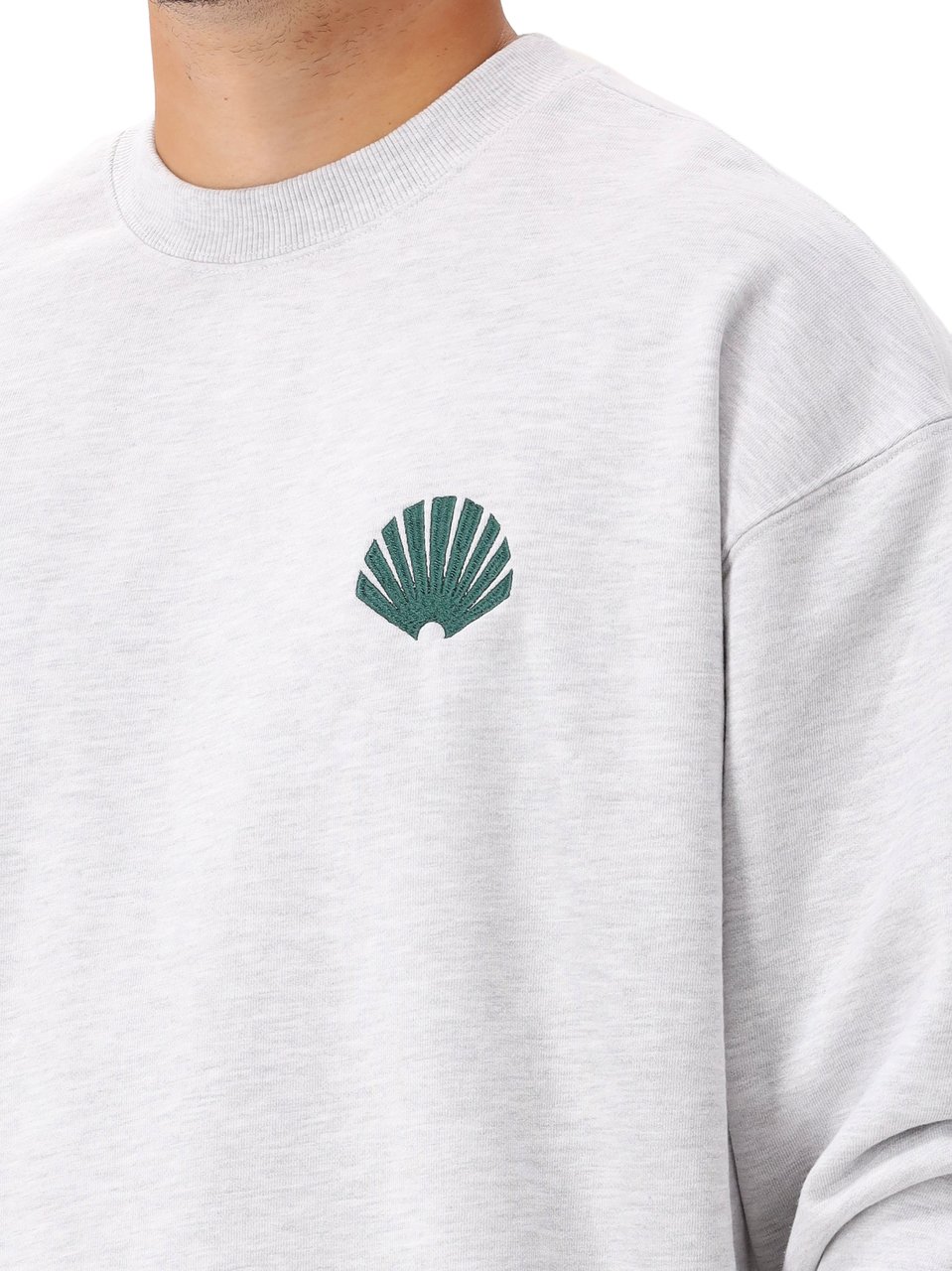 New Amsterdam Surf Association New Amsterdam Sweater Grijs Logo Grijs