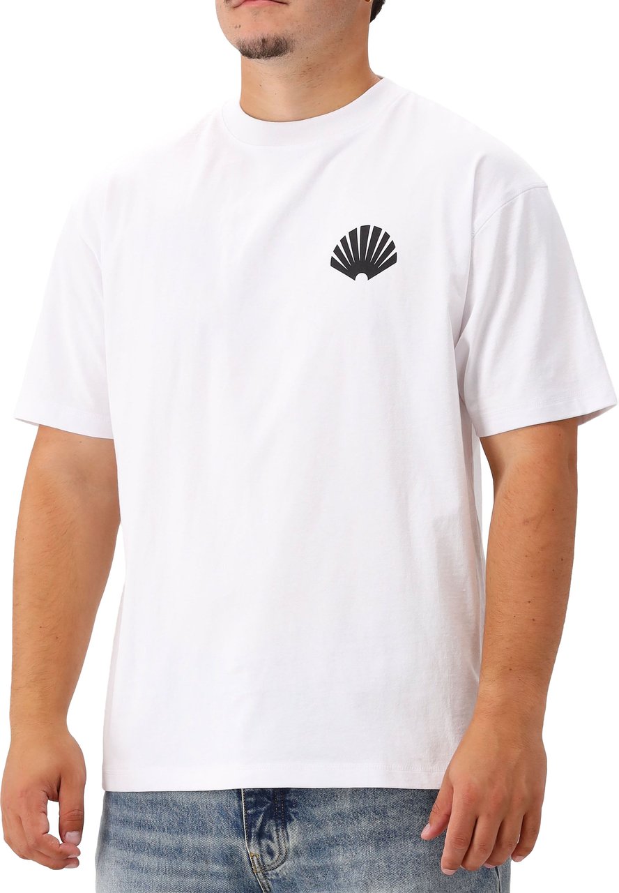 New Amsterdam Surf Association New Amsterdam T-shirt Wit Logo Tee Wit