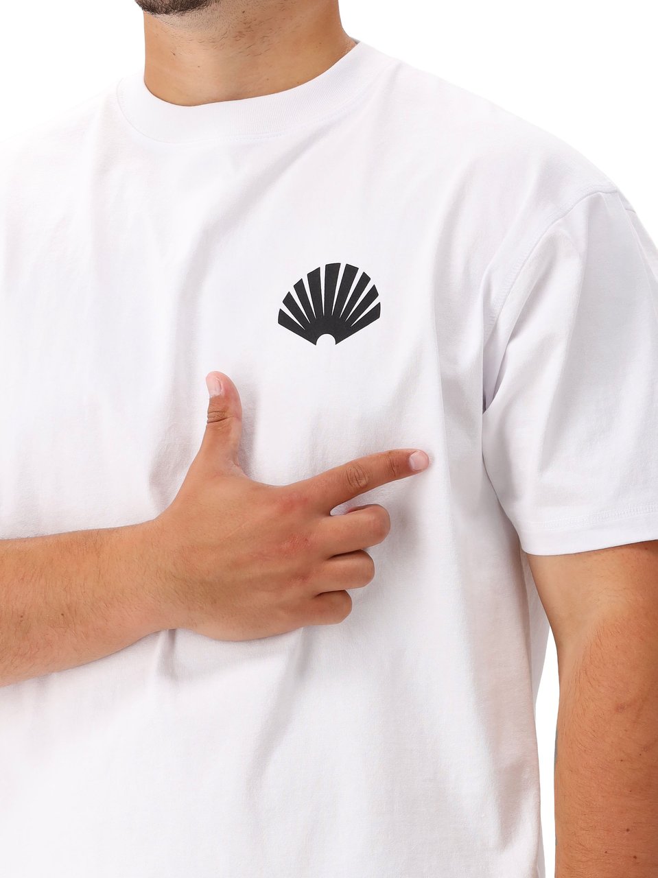 New Amsterdam Surf Association New Amsterdam T-shirt Wit Logo Tee Wit