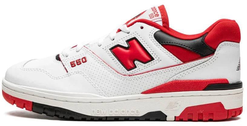 New Balance New Balance 550 White Red Rood