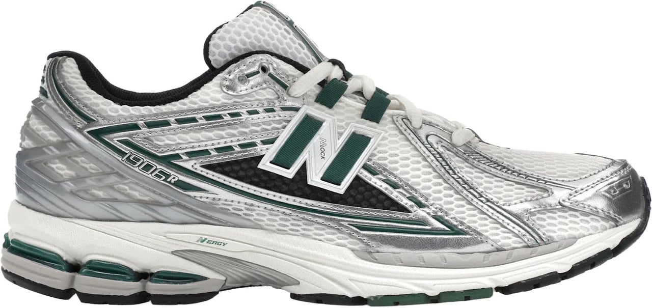 New Balance New Balance 1906R Silver Metallic Nightwatch Green Zilver