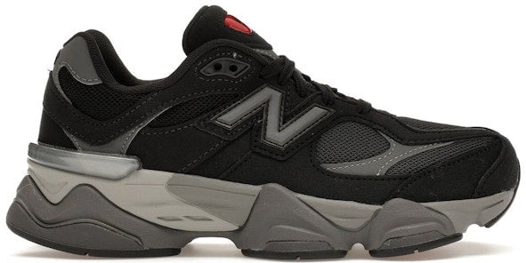 New Balance New Balance 9060 Black Grey (GS) Zwart
