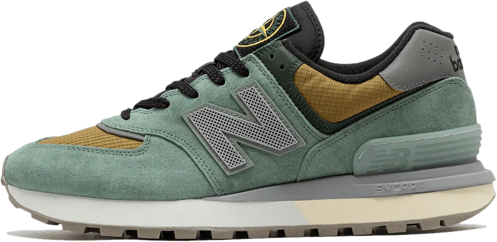 New Balance New Balance 574 Legacy Stone Island Light Green Groen