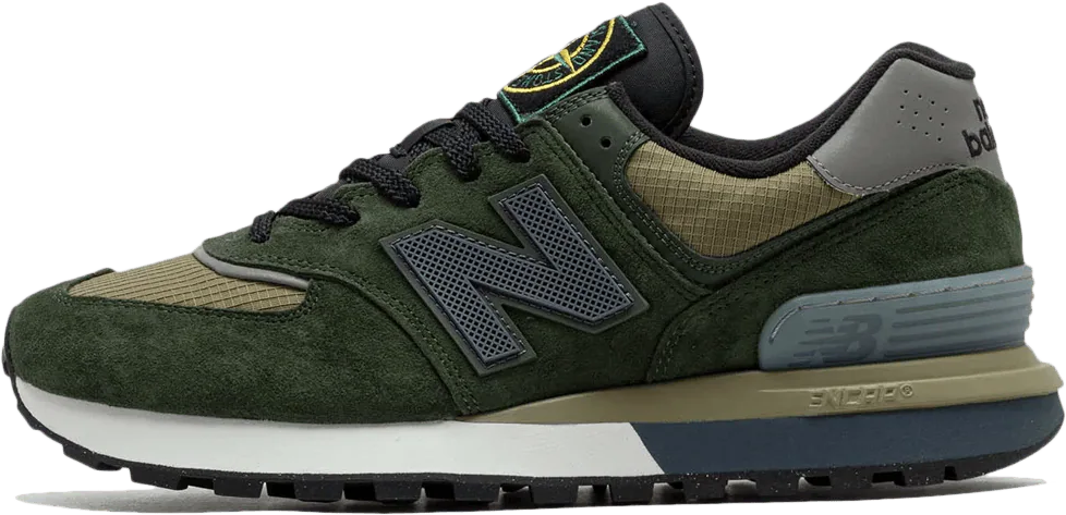 New Balance New Balance 574 Legacy Stone Island Dark Green Groen