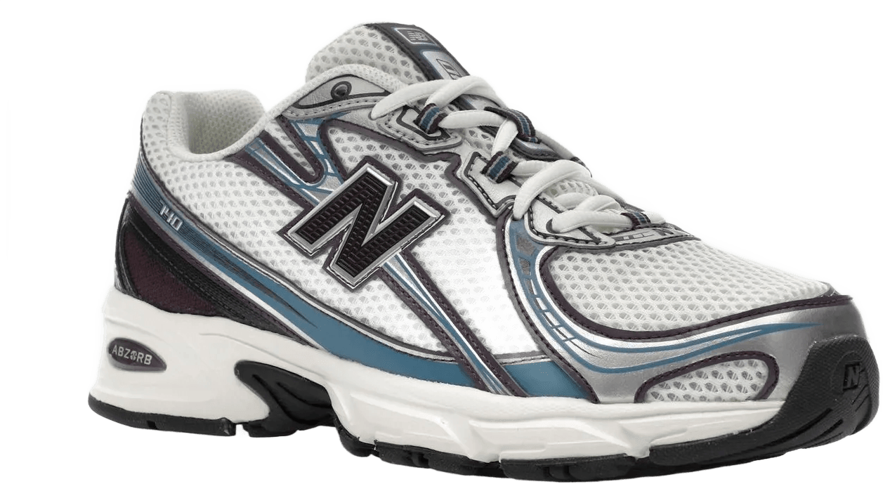 New Balance 740v2 Sea Salt Plum Zwart