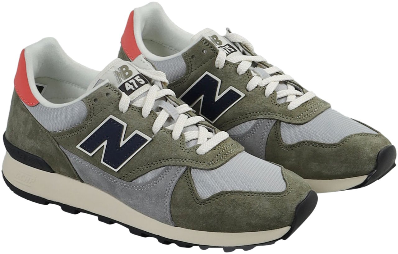 New Balance 475 Army Green Dessin Groen