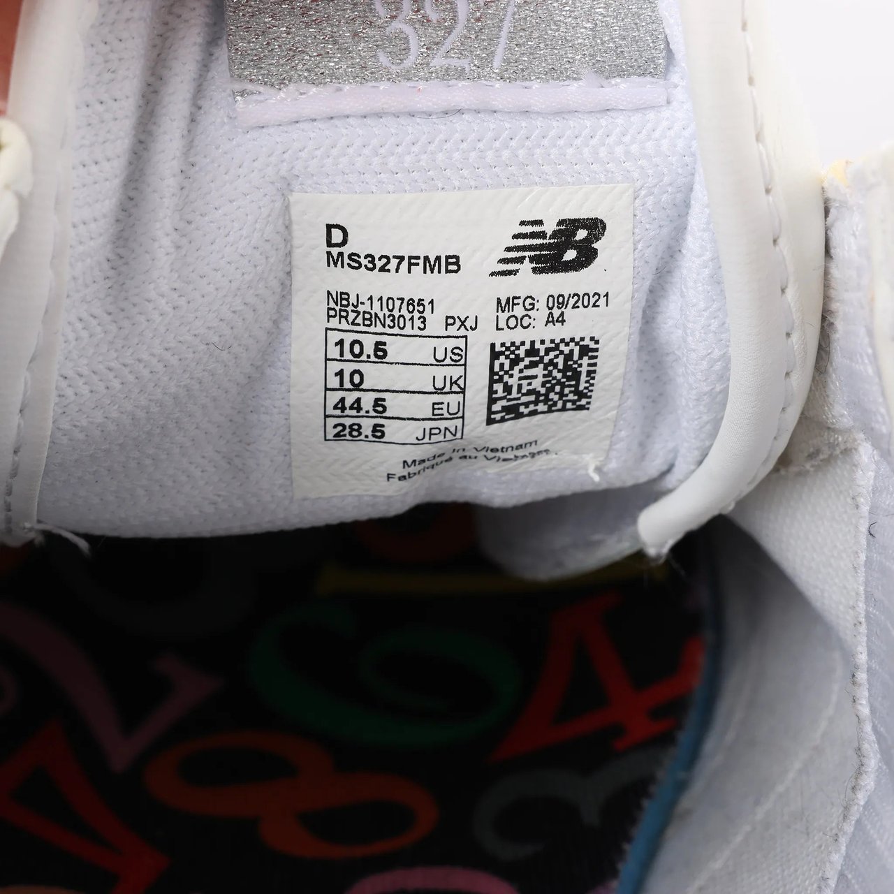 New Balance FRANCK MULLER x NEW BALANCE Leather Sneakers in Multicolor MS327FMB, Size 44.5 EU Divers