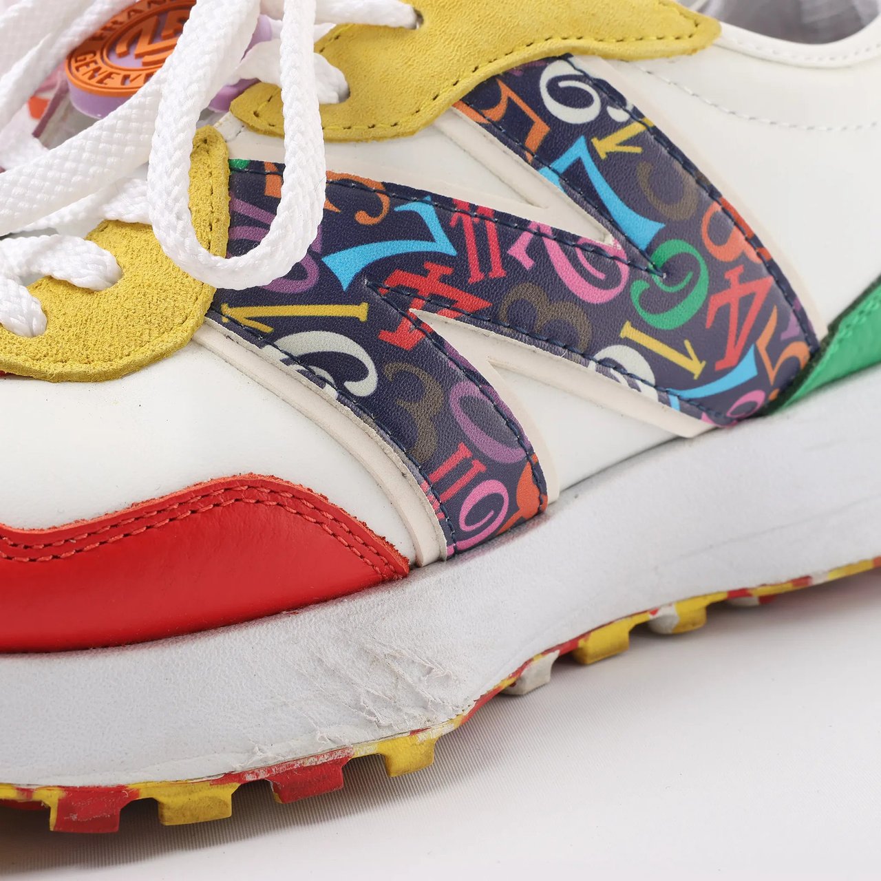New Balance FRANCK MULLER x NEW BALANCE Leather Sneakers in Multicolor MS327FMB, Size 44.5 EU Divers