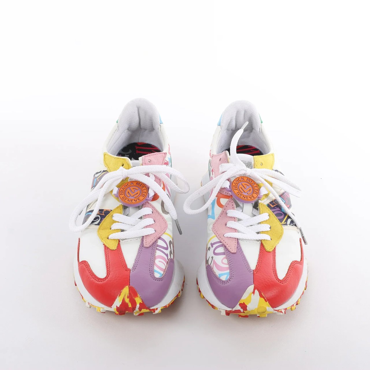 New Balance FRANCK MULLER x NEW BALANCE Leather Sneakers in Multicolor MS327FMB, Size 44.5 EU Divers