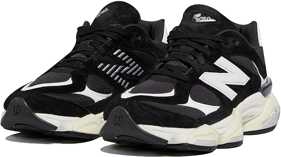 New Balance New Balance 9060 Black White Wit