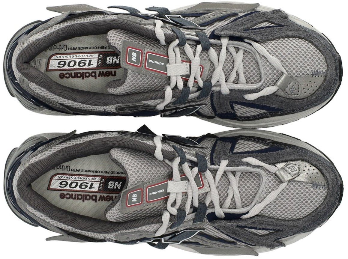 New Balance NEW BALANCE ABZORB 1906A GRAPHITE MAGIC BLUE SNEAKER Grijs