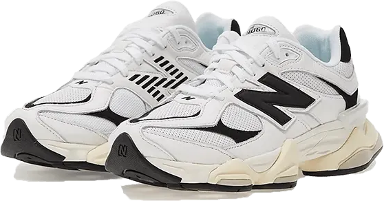 New Balance 9060 White Black Wit