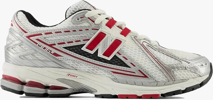New Balance 1906R Silver Classic Crimson Grijs