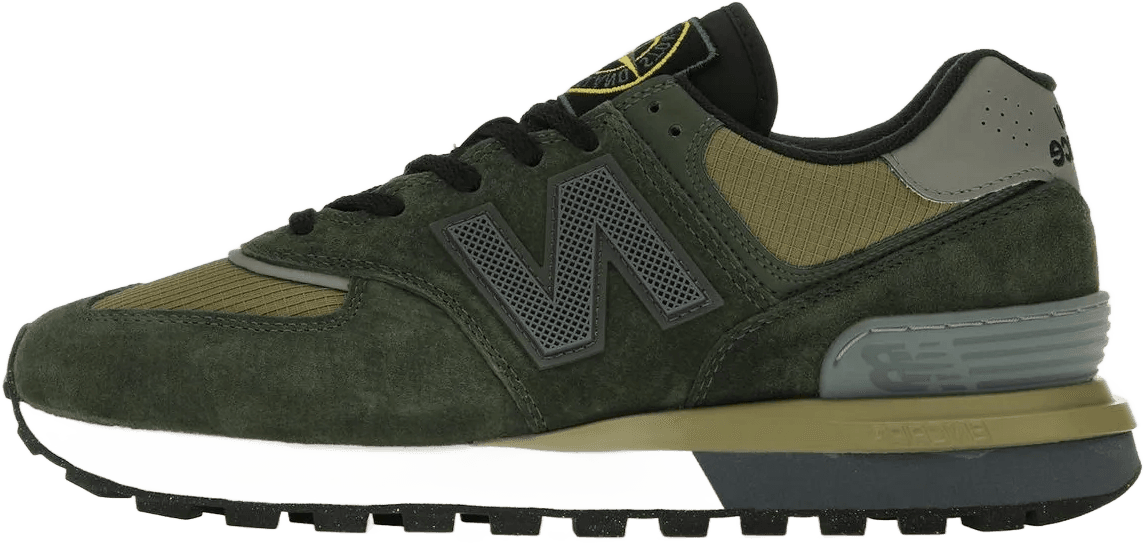 New Balance 574 Legacy Stone Island Dark Green Groen