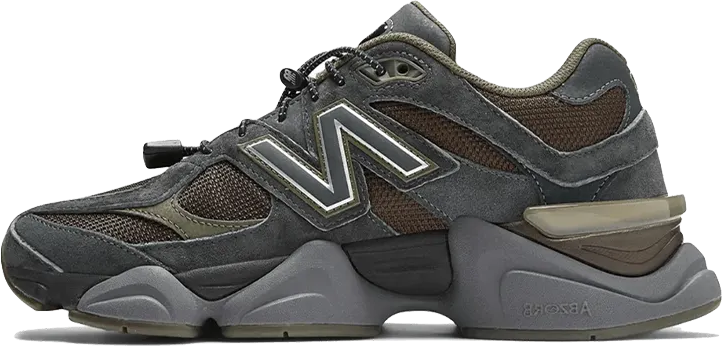 New Balance 9060 Blacktop Dark Moss Zwart