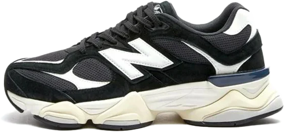 New Balance New Balance 9060 Black White Zwart
