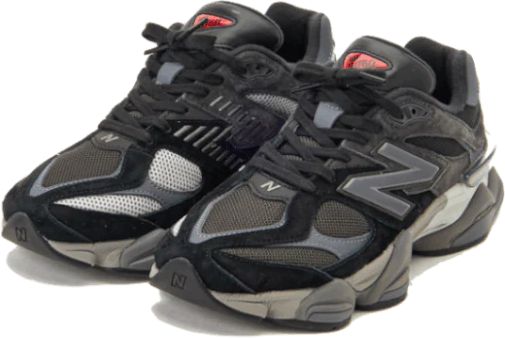 New Balance New Balance 9060 Black Castlerock Grey Zwart