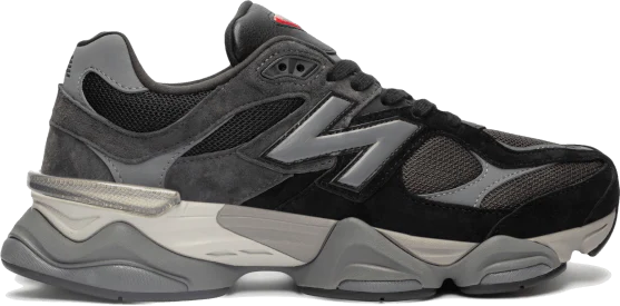New Balance New Balance 9060 Black Castlerock Grey Zwart