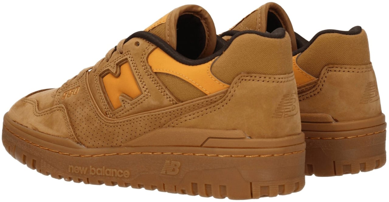 New Balance Brown Leather Sneakers Bruin