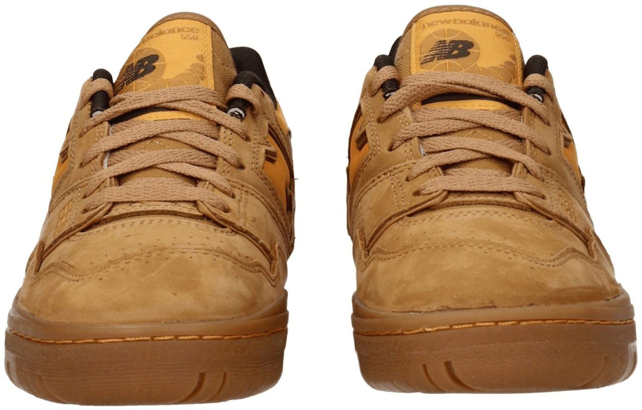 New Balance Brown Leather Sneakers Bruin